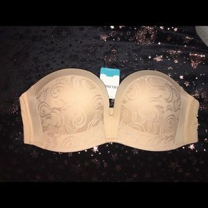 NWT Nude Strapless Bra